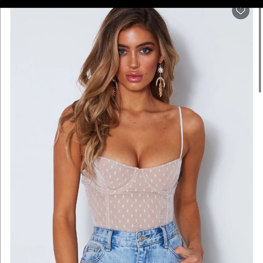 WHITE FOX Bodysuit!! (No looking back bodysuit)